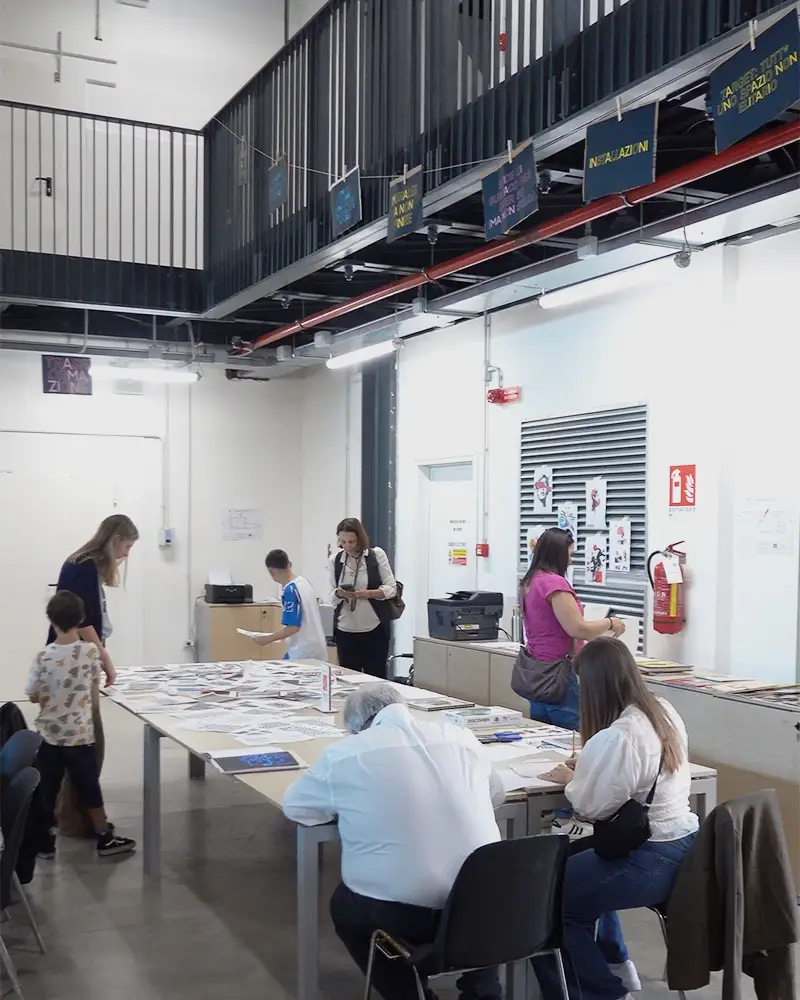 Laboratorio di grafica creativa al Manzini Off