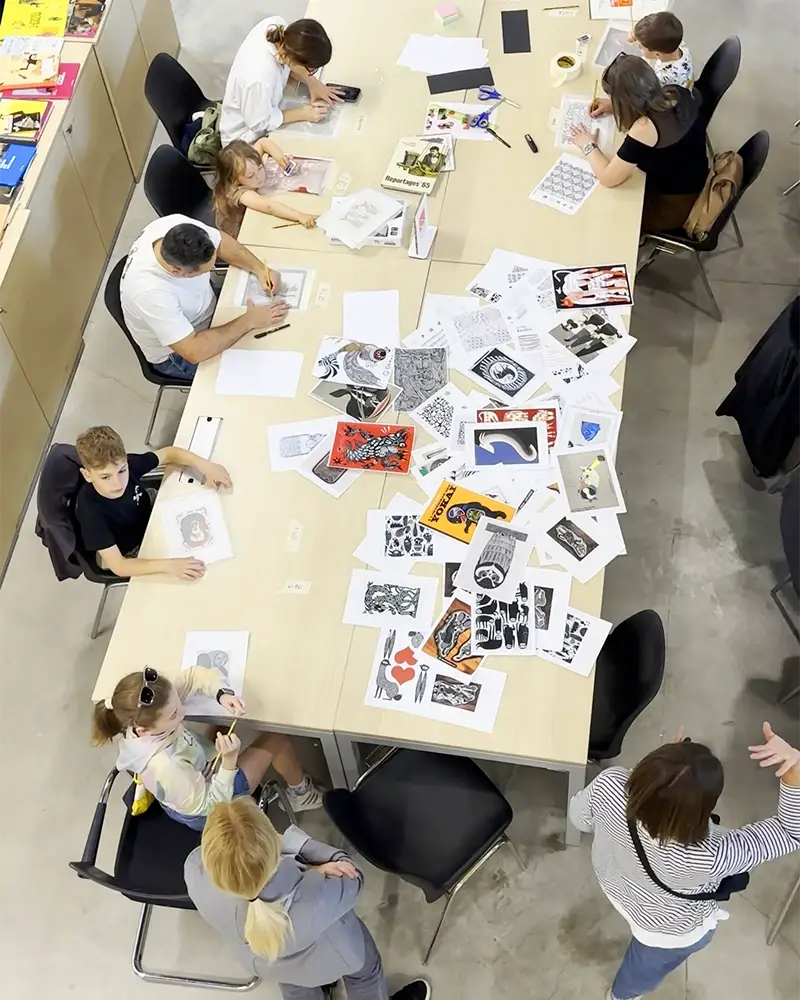 Laboratorio di grafica creativa al manzini off